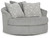 Ashley Casselbury Cement Oversized Swivel Accent Chair