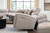 Benchcraft Gravier Gray 6-Piece Power Reclining Sectional with Storage Console
