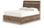 Ashley Zadilyn Brown Queen Panel Bed