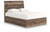 Ashley Zadilyn Brown Queen Panel Bed