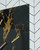 Ashley Teague Black Gold Finish Wall Clock
