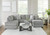 Ashley Casselbury Cement 2-Piece Sectional with Chaise