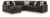 Ashley Midnight-Madness Gunmetal 5-Piece Sectional with Chaise
