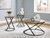 Ashley Cassbryn Brown Black Table (Set of 3)