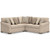 Benchcraft LadyMae Twill 3-Piece Sectional
