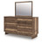 Ashley Zadilyn Brown Dresser and Mirror