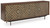 Ashley Dreggan Brown Gold Finish Accent Cabinet
