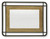 Ashley Beelman Black Brown Accent Mirror