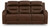 Ashley Dreamer Caramel Power Reclining Sofa with Audio Seating