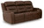 Ashley Dreamer Caramel Power Reclining Sofa with Audio Seating