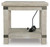 Ashley Carynhurst White Wash Gray End Table