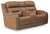 Ashley Dreamer Brown Power Reclining Loveseat with Audio Seating