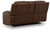 Ashley Dreamer Brown Power Reclining Loveseat with Audio Seating