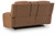 Ashley Dreamer Brown Power Reclining Loveseat with Audio Seating