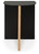 Ashley Ladgate Black Natural Accent Table