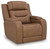 Ashley Dreamer Caramel Power Recliner with Audio Seating