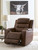 Ashley Dreamer Brown Power Recliner with Audio Seating