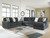 Ashley Midnight-Madness Chocolate 4-Piece Sectional with Chaise