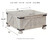 Ashley Carynhurst Whitewash Coffee Table