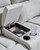 Ashley Grafton Pike Pearl Ash 3-Piece Power Reclining Sectional