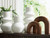 Ashley Carterworth White Brown Accessory Set (Set of 5)
