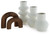Ashley Carterworth White Brown Accessory Set (Set of 5)