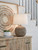 Ashley Neavesboro Antique Brown White Table Lamp