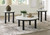 Ashley Xandrum Black White Table (Set of 3)