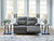 Ashley Tarrant Charcoal Reclining Loveseat