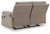 Ashley Tarrant Charcoal Reclining Loveseat