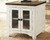 Ashley Wystfield White Brown End Table