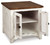 Ashley Wystfield White Brown End Table