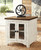 Ashley Wystfield White Brown End Table