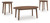 Ashley Gordonay Brown Table (Set of 3)
