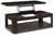 Ashley Carlibrie Warm Brown Lift-Top Coffee Table
