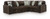 Ashley Midnight-Madness Chocolate 4-Piece Sectional