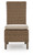 Ashley Revare Beach Beige Side Chair with Cushion (Set of 2)