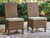 Ashley Revare Beach Beige Side Chair with Cushion (Set of 2)