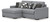 Benchcraft Bealton Salt and Pepper 2-Piece Sectional with Chaise 61305/16/65