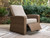 Ashley Revare Beach Beige Outdoor Recliner