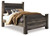 Ashley Wynnlow Gray Queen Upholstered Poster Bed
