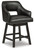 Ashley Tallenger Linen Brown Counter Height Bar Stool (Set of 2)