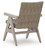 Ashley Carisbo Beige Outdoor Rocking Arm Chair (Set of 2)