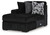 Ashley Midnight-Madness Onyx 3-Piece Sectional with Chaise 98103/16/46/65