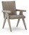 Ashley Carisbo Beige Outdoor Arm Chair (Set of 2)