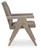 Ashley Carisbo Beige Outdoor Arm Chair (Set of 2)