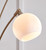 Ashley Taliya Champagne White Arc Lamp