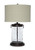 Ashley Tailynn Clear Bronze Finish Table Lamp