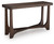 Ashley Korestone Dark Brown Sofa Table