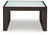 Ashley Beachloft Black Gray Outdoor Coffee Table